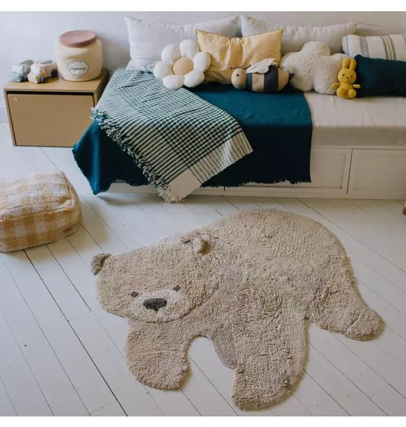 Washable Animal Rug Bear