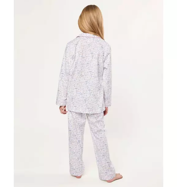 Kid's Twill Pajama Set in Baking Spirits Bright