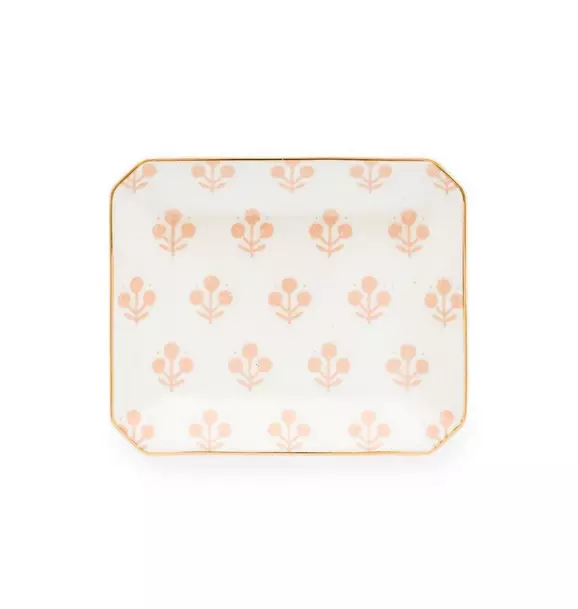 Rose Floral Trinket Tray