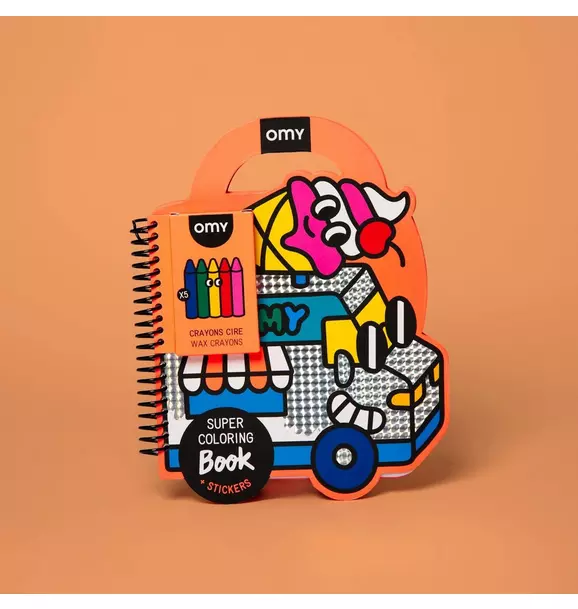 Yummy Super Coloring and Sticker Book