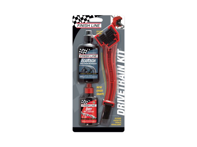 Finish Line Starter Kit 1-2-3 - Grunge Brush w/ 4oz Deg & 2oz Lube