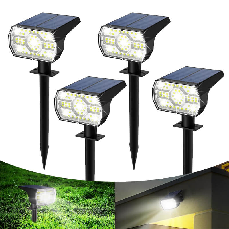 2 in 1 Solar Landscape Spotlights