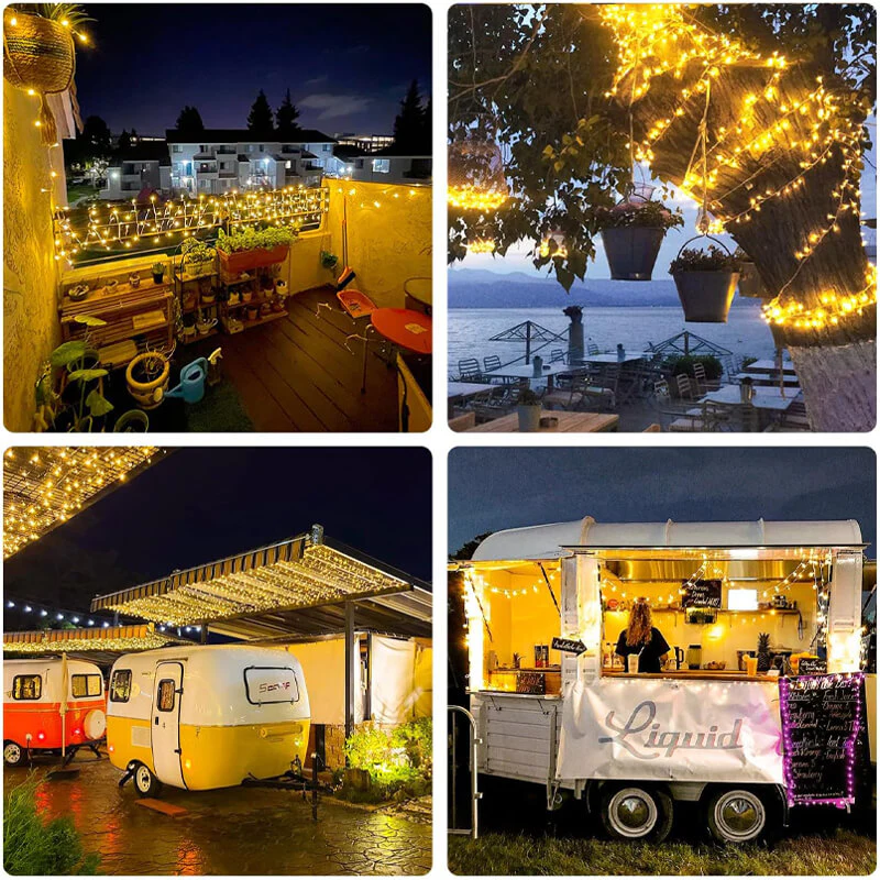 164FT Solar Outdoor Rope Lights