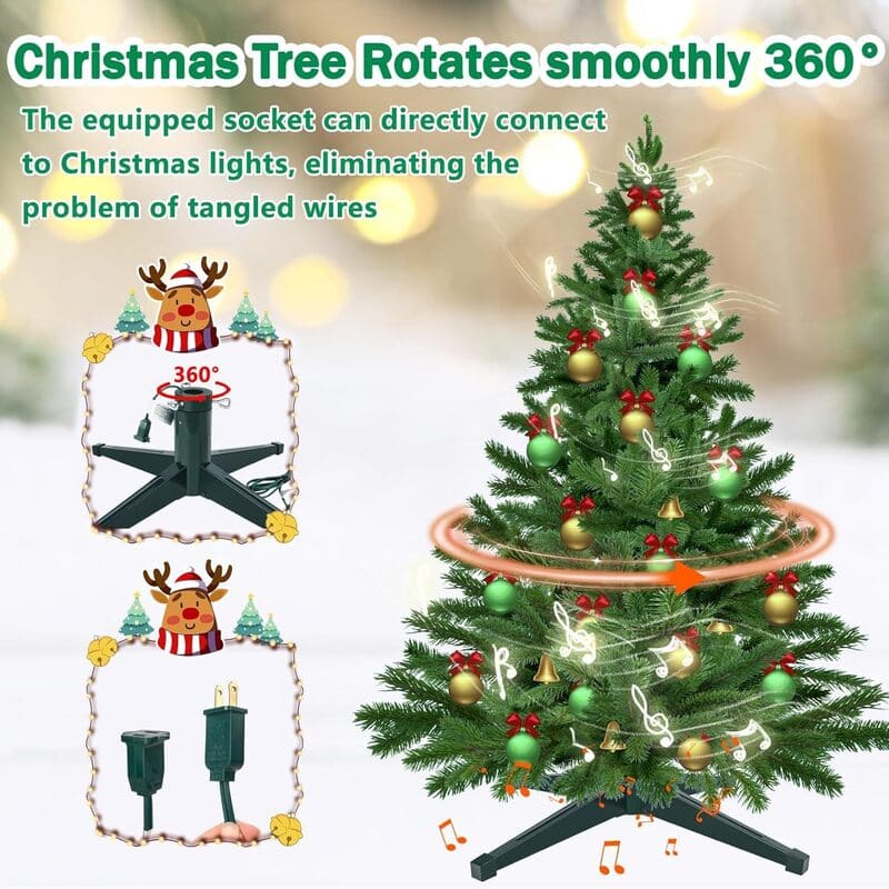360°  Roatating Artificial Christmas Tree Stand