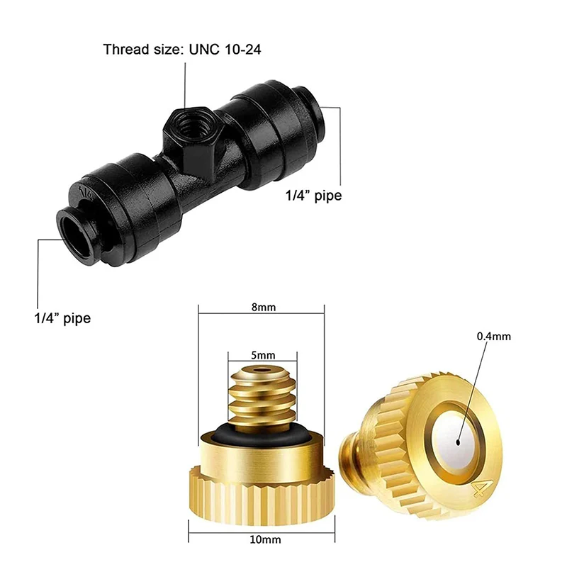 DIY Installed Misting Cooling System