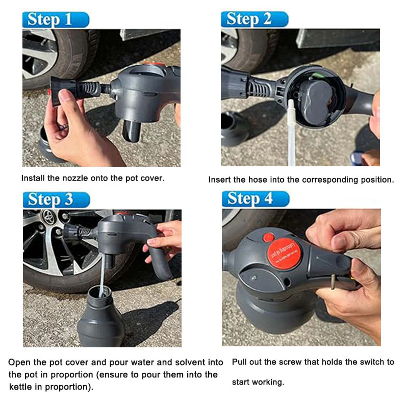 2L 12000RPM Electric Foam Sprayer