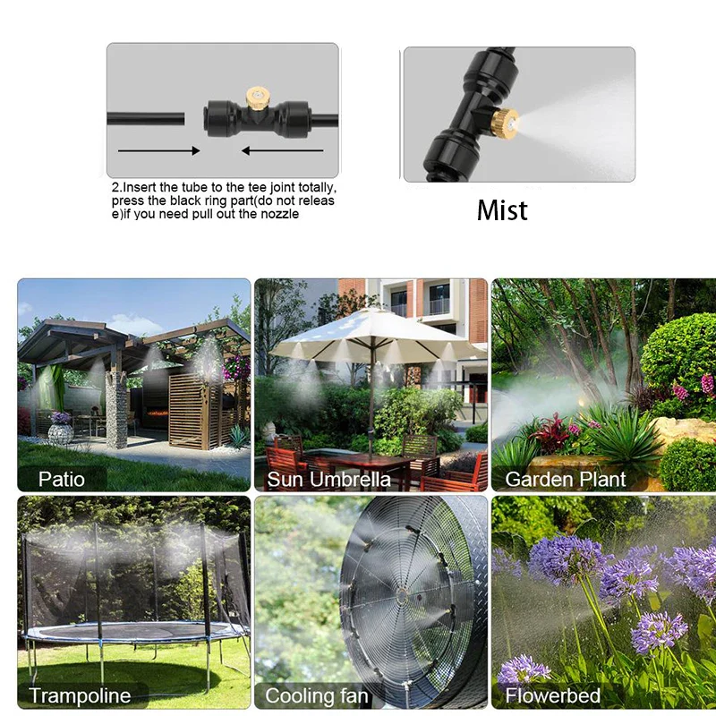 DIY Installed Misting Cooling System