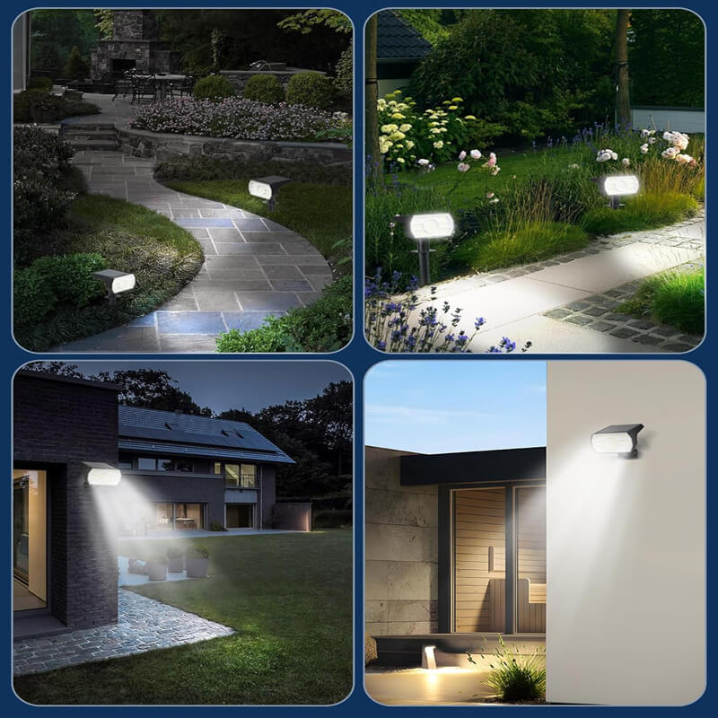 2 in 1 Solar Landscape Spotlights