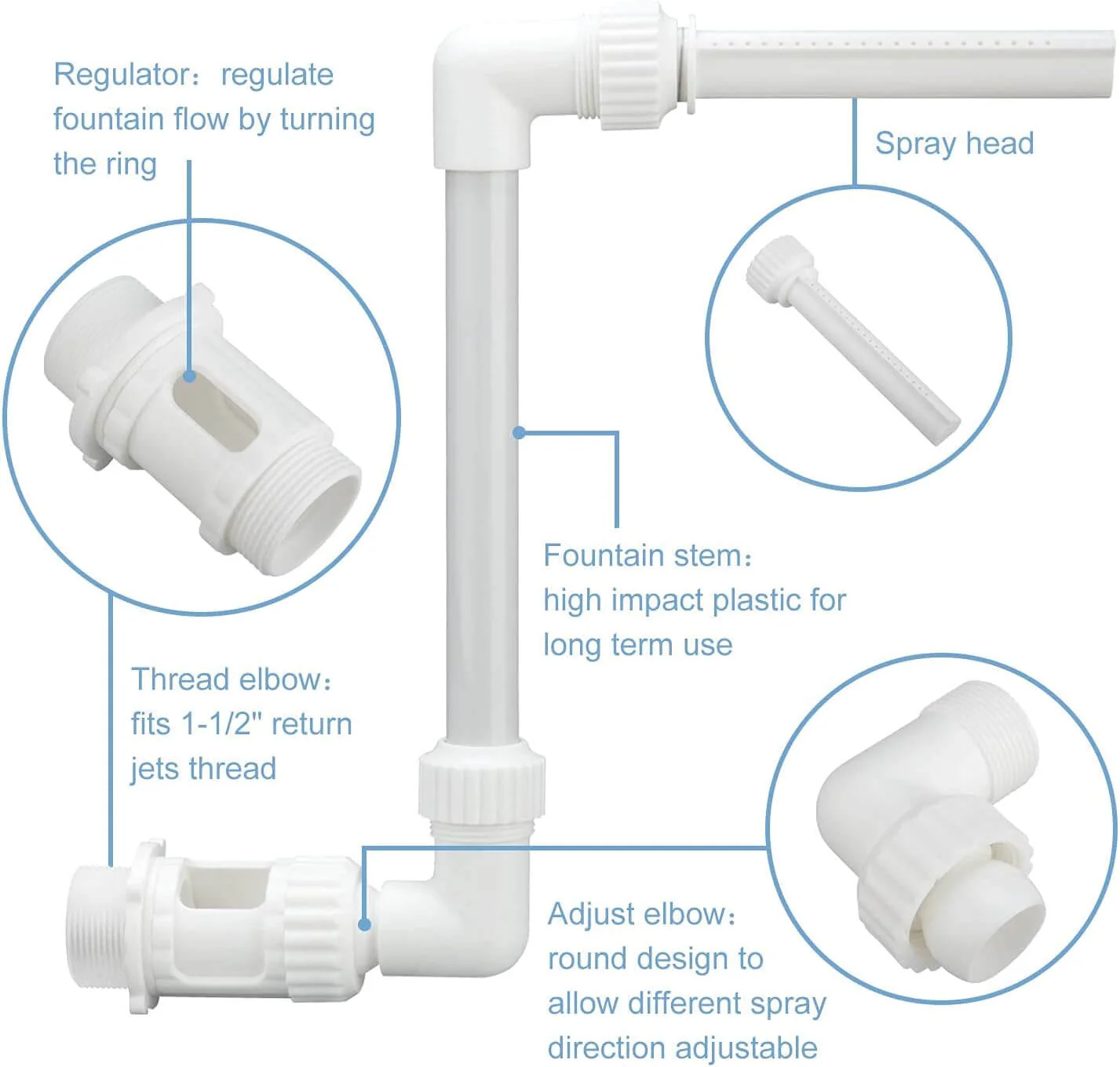 Pool Fountain Sprayer