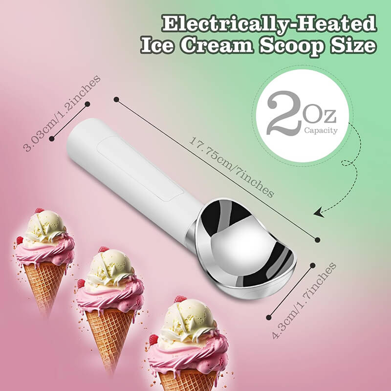 Rechargeable Heated Ice Cream Scoop