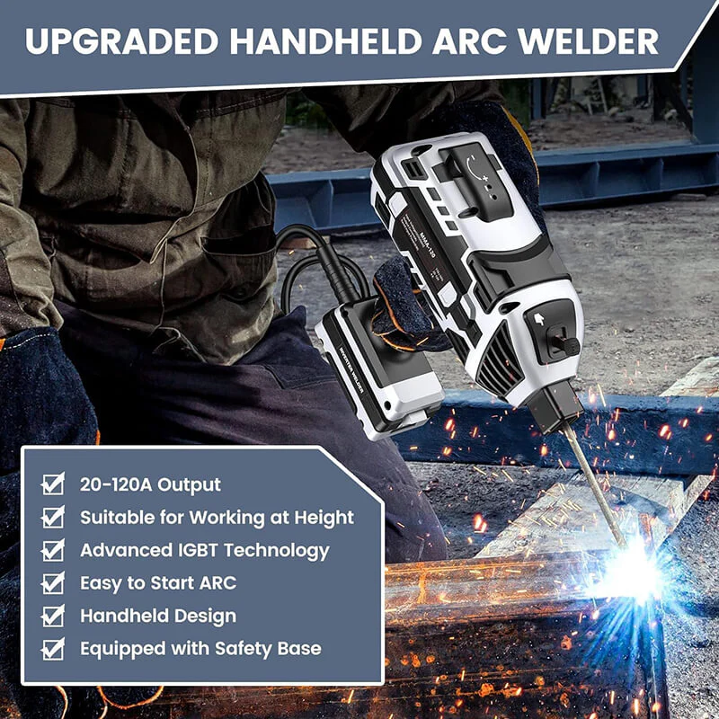 Handheld Welder Kit with 10pcs Welding Rods