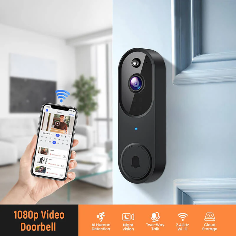 1080P Wireless Video Doorbell Camera