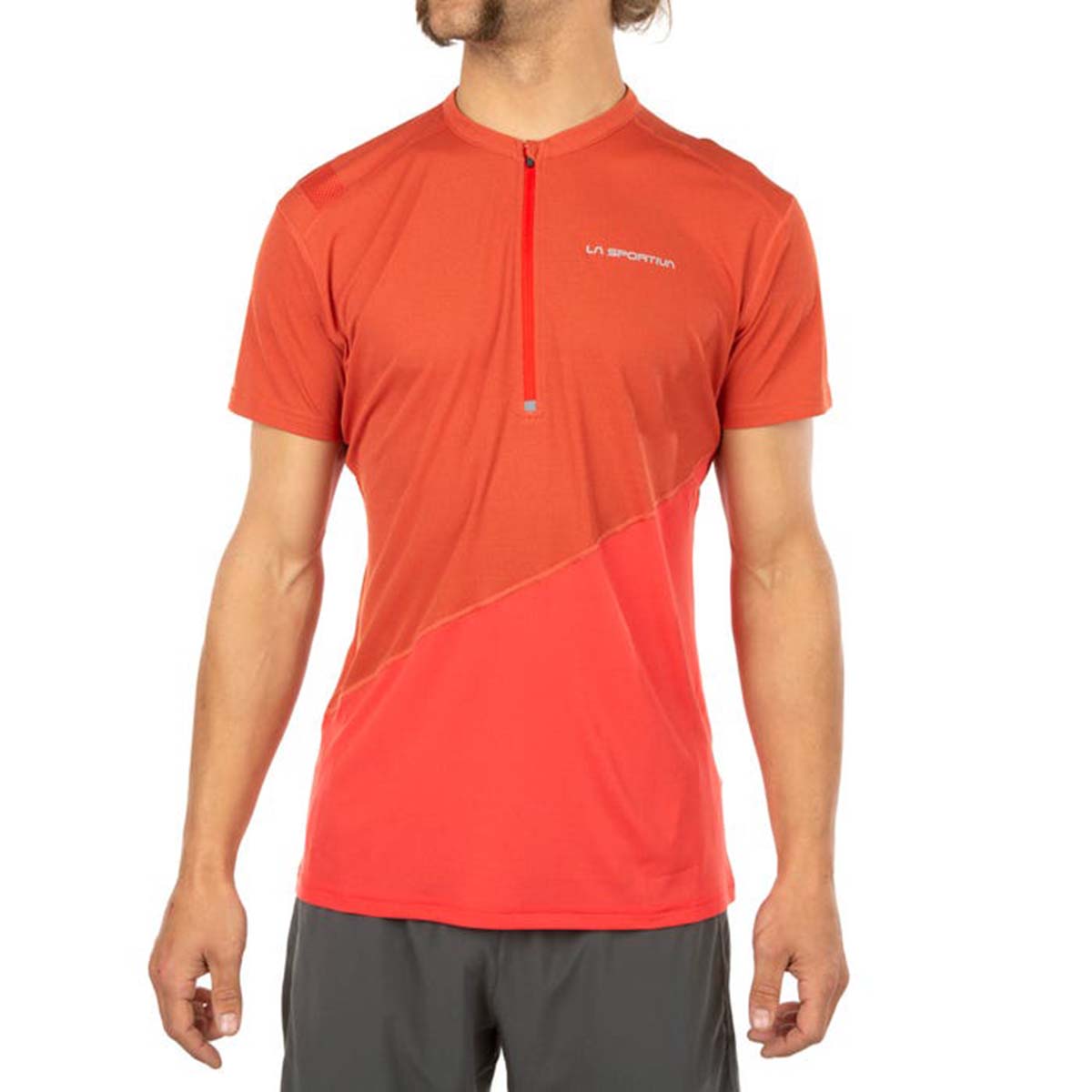 Limitless Mens Running T-Shirt Red