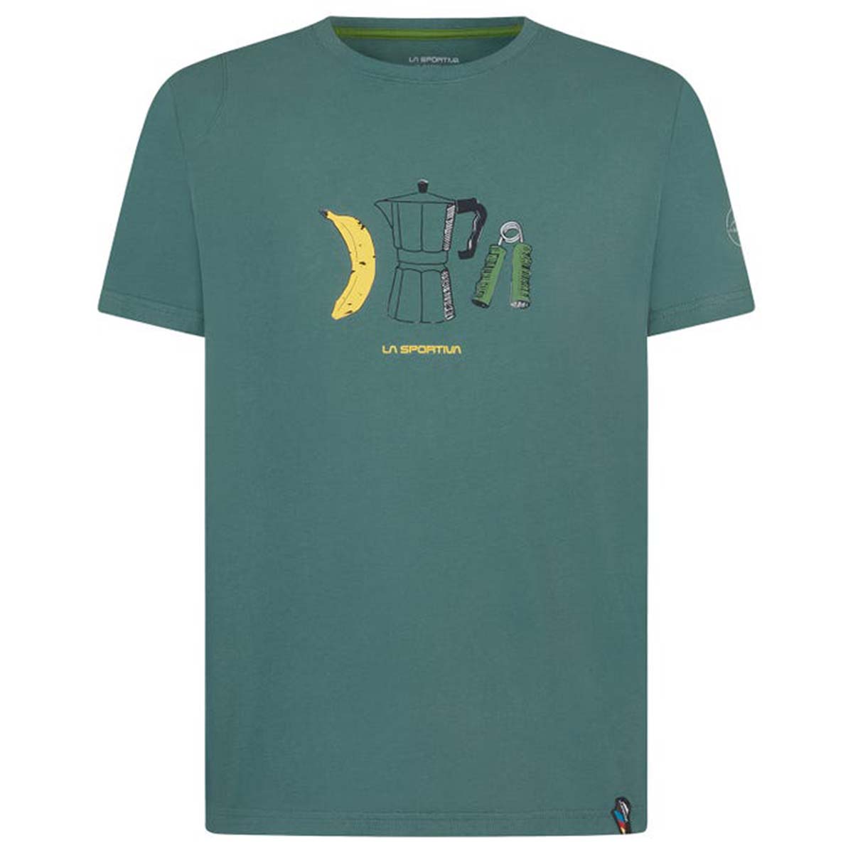 Breakfast Mens Climbing T-Shirt Green