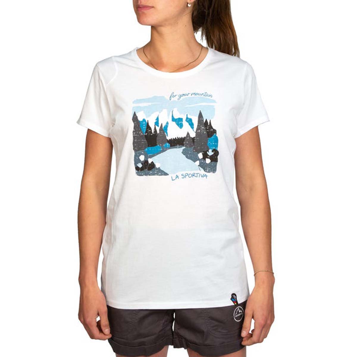 Valley Womens Climbing T-Shirt White
