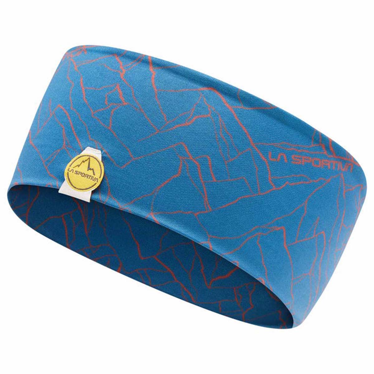 Mountain Mens Running Headband Blue