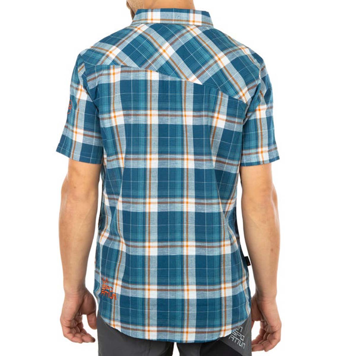 Longitude II Mens Climbing Shirt Blue