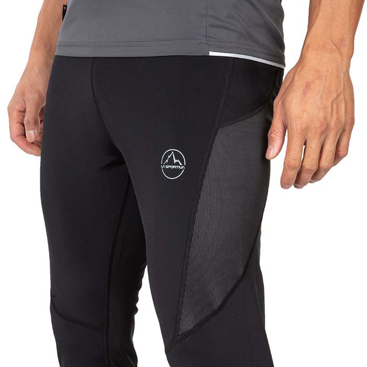 Triumph Mens Running Tight 3/4 Black