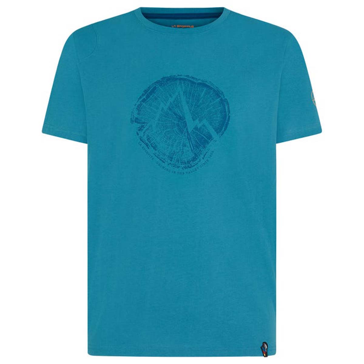 Cross Section Mens Climbing T-Shirt Blue