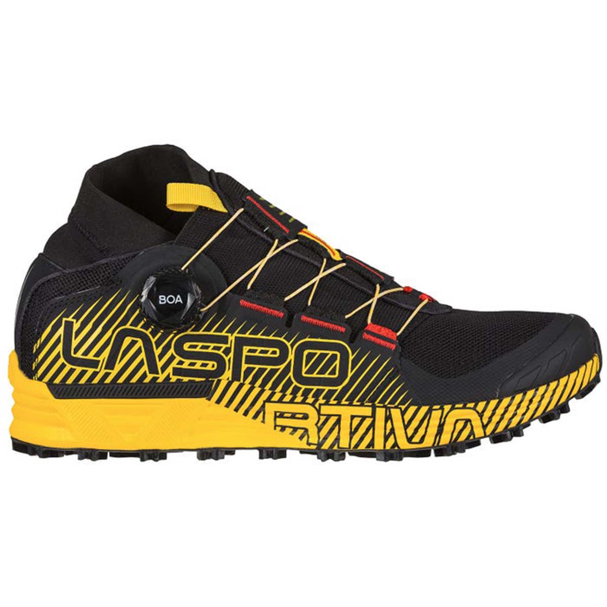 Cyklon Mens Trail Running Shoes Black