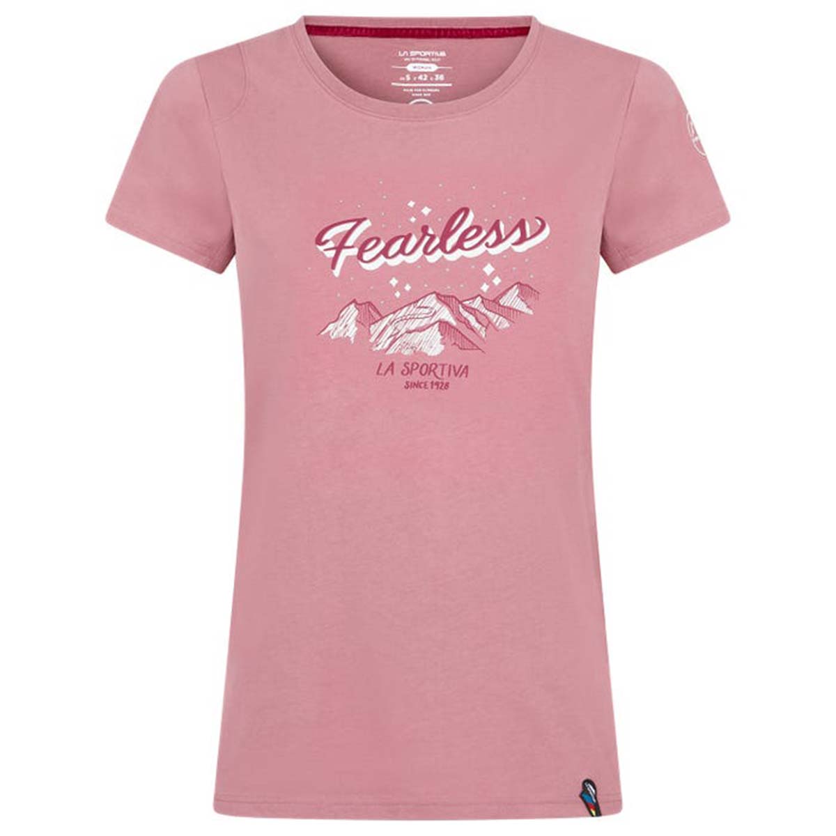 Fearless Womens Climbing T-Shirt Pink