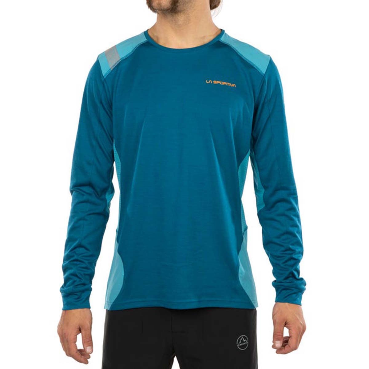 Beyond Long Sleeve Mens Hiking Shirt Blue