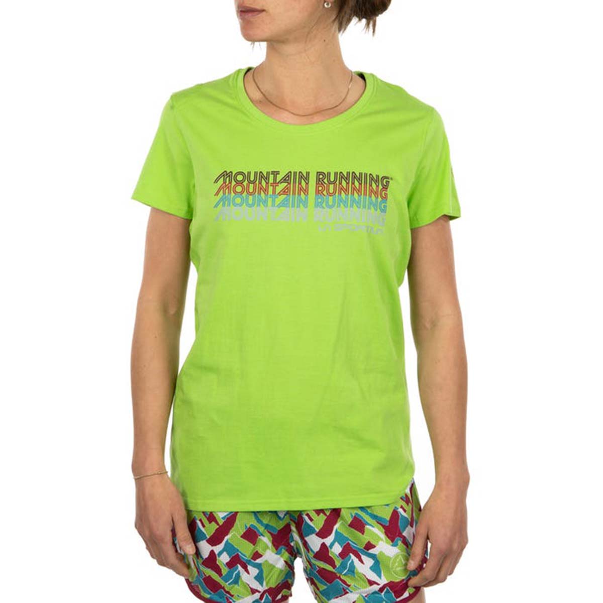 Mountain Womens Running T-Shirt Green
