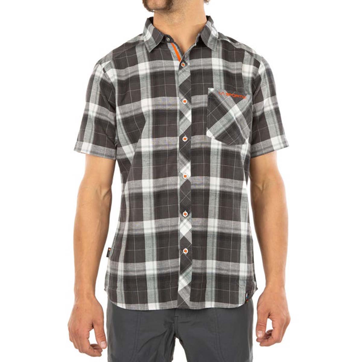 Longitude II Mens Climbing Shirt Grey
