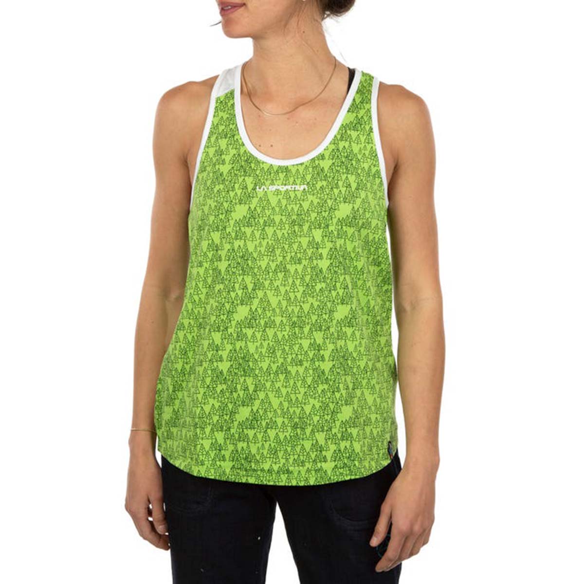 Trees Womens Climbing Tank Top Green