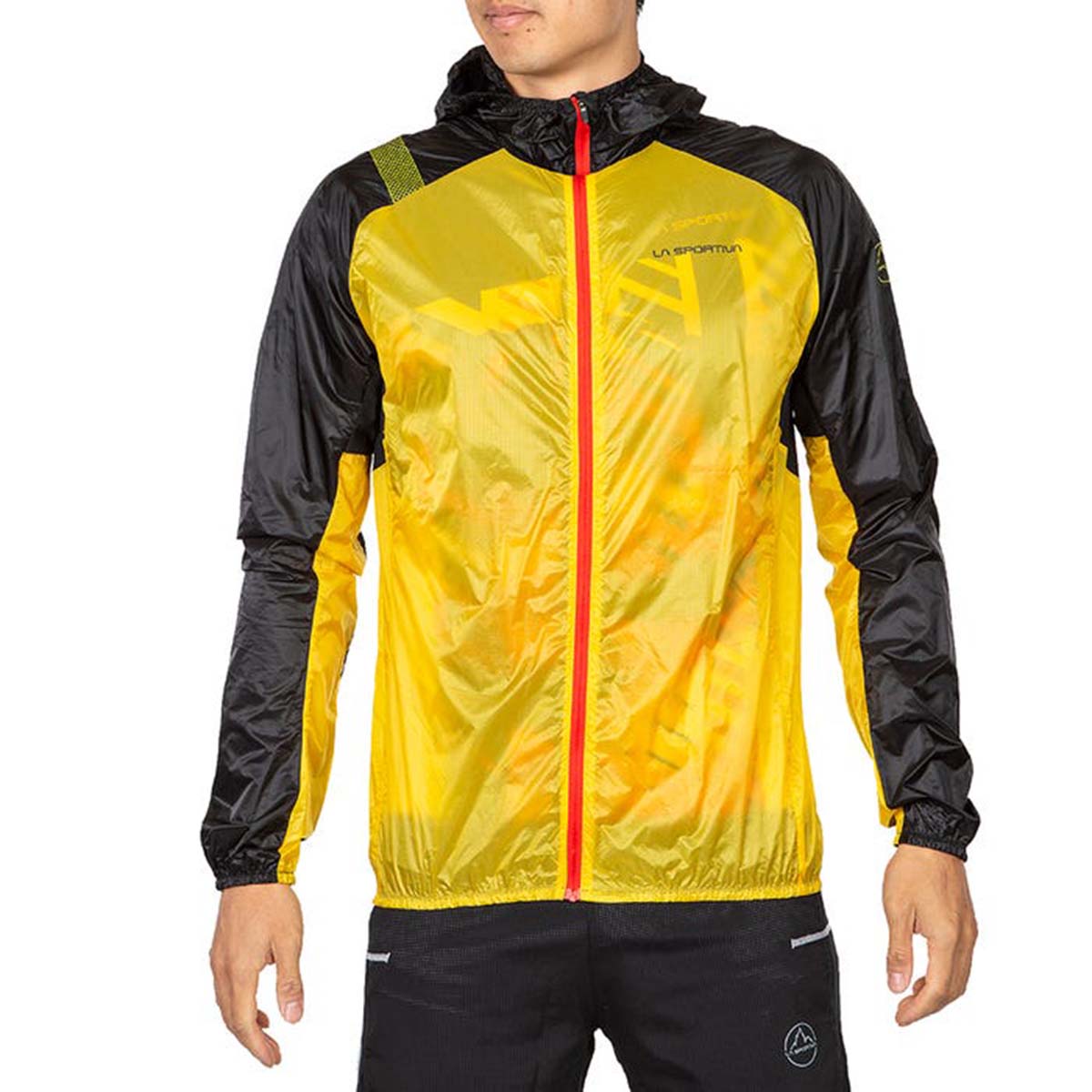 Blizzard Mens Running Windbreaker Yellow