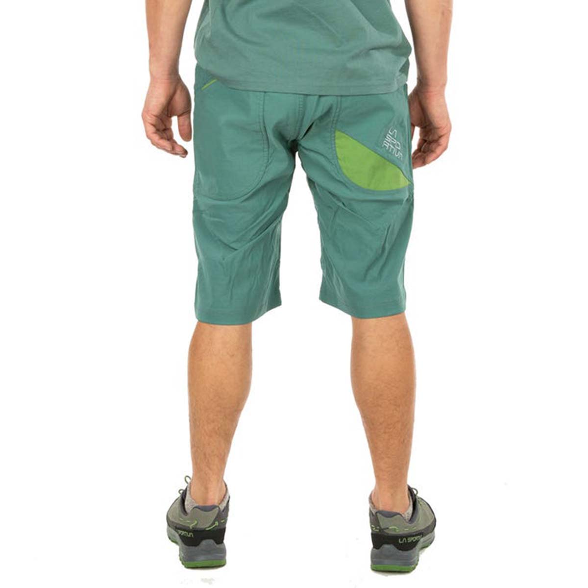 Belay Mens Climbing Shorts Green