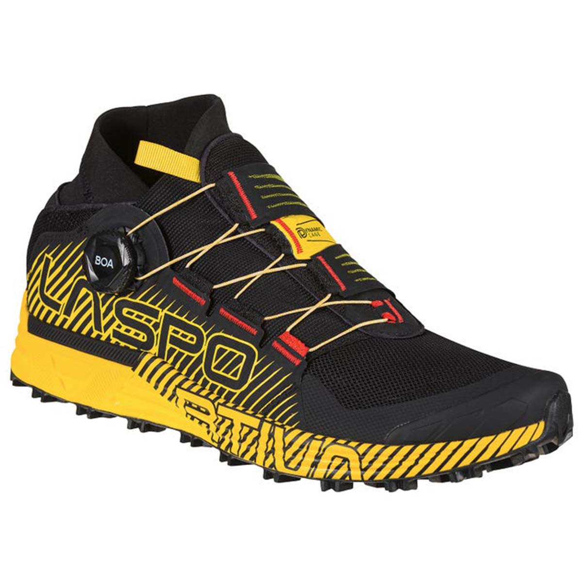 Cyklon Mens Trail Running Shoes Black