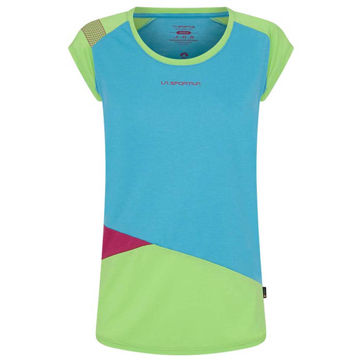 Hold Womens Climbing T-Shirt Blue