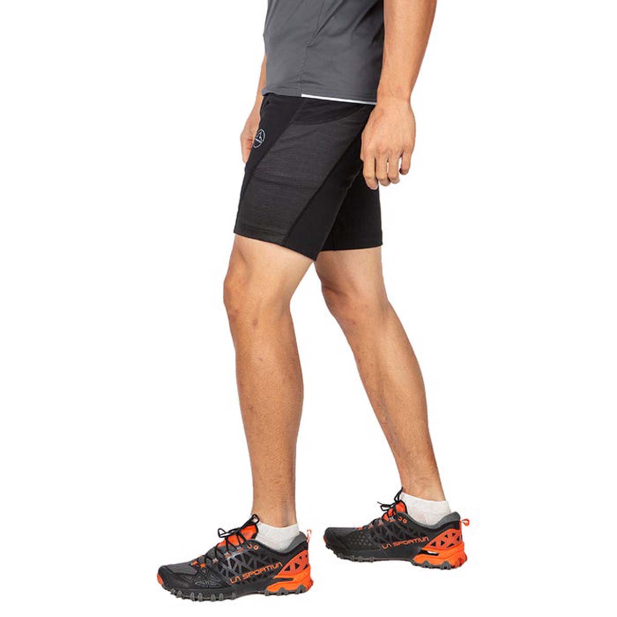 Triumph Mens Running Tight Shorts Black