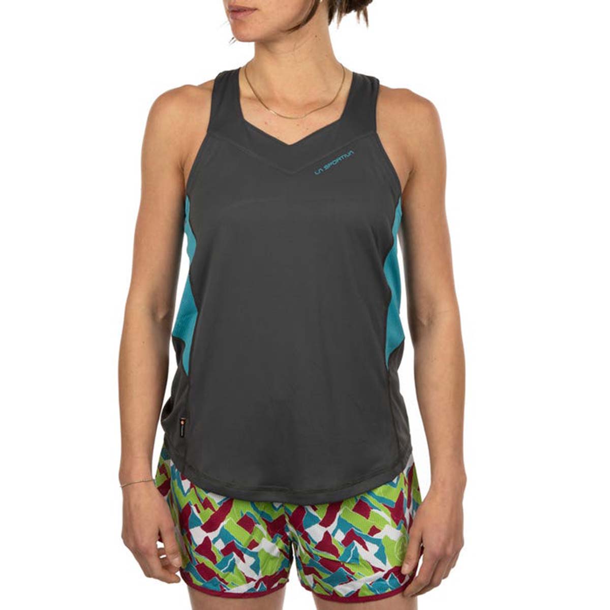 Joy Womens Running Tank Top Grey