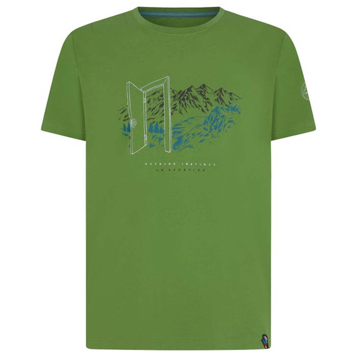 Outdoor Mens Climbing T-Shirt Green