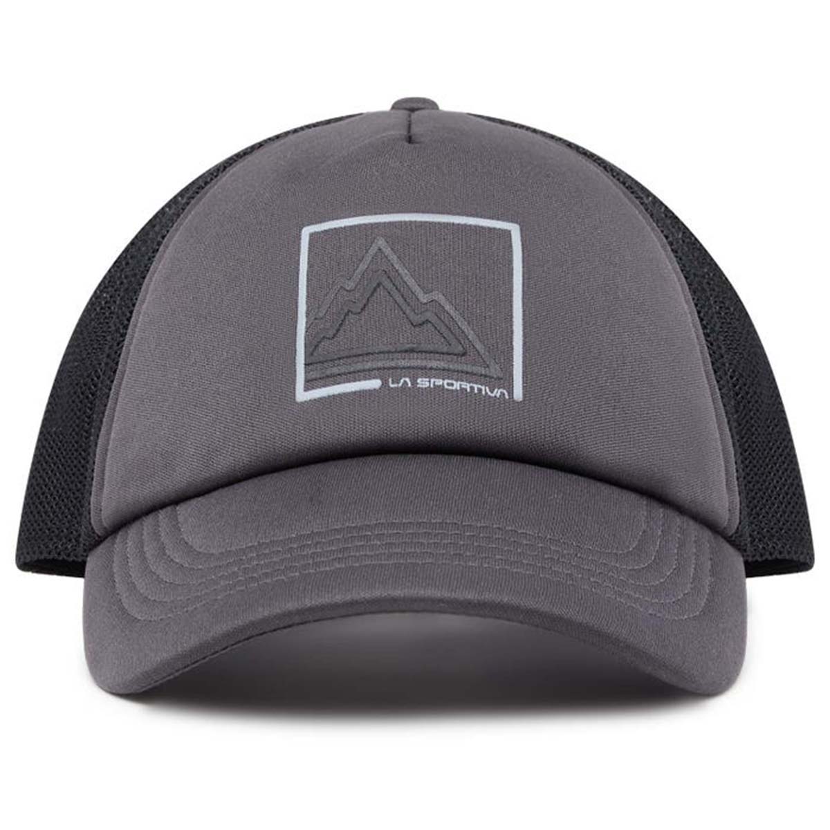 Box Trucker Mens Climbing Hat Grey
