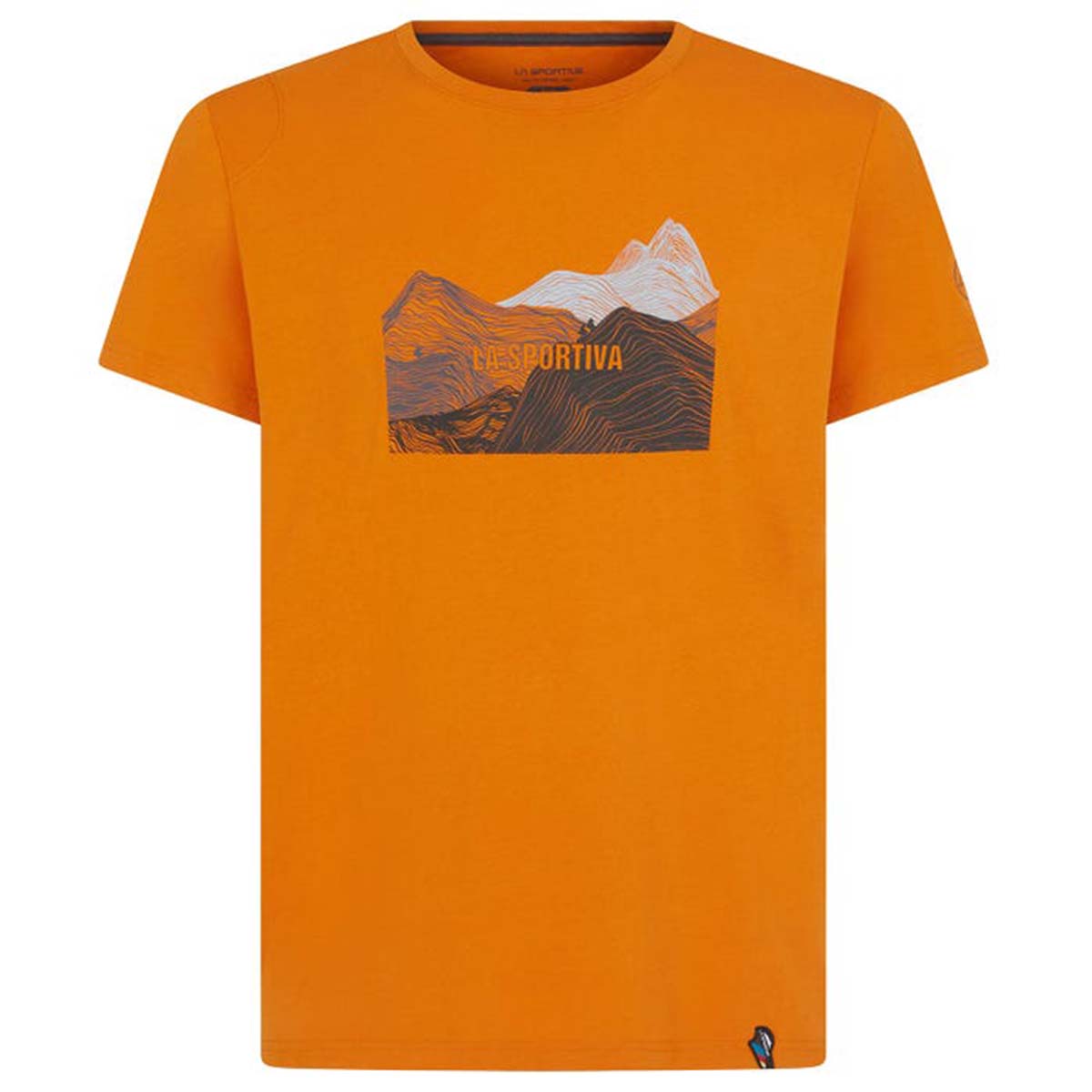 Mountwave Mens Climbing T-Shirt Orange
