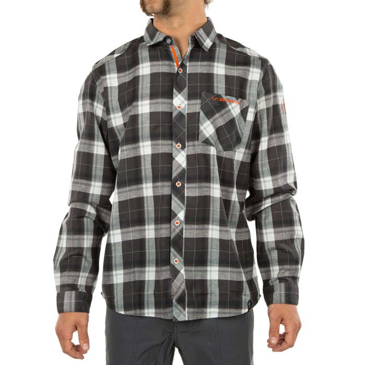 Sasquatch Mens Climbing Shirt Grey
