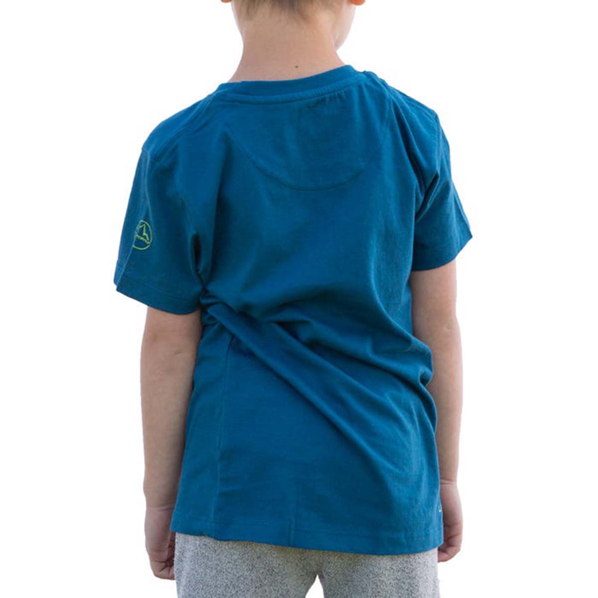 Stripe Evo Kids Climbing T-Shirt Blue