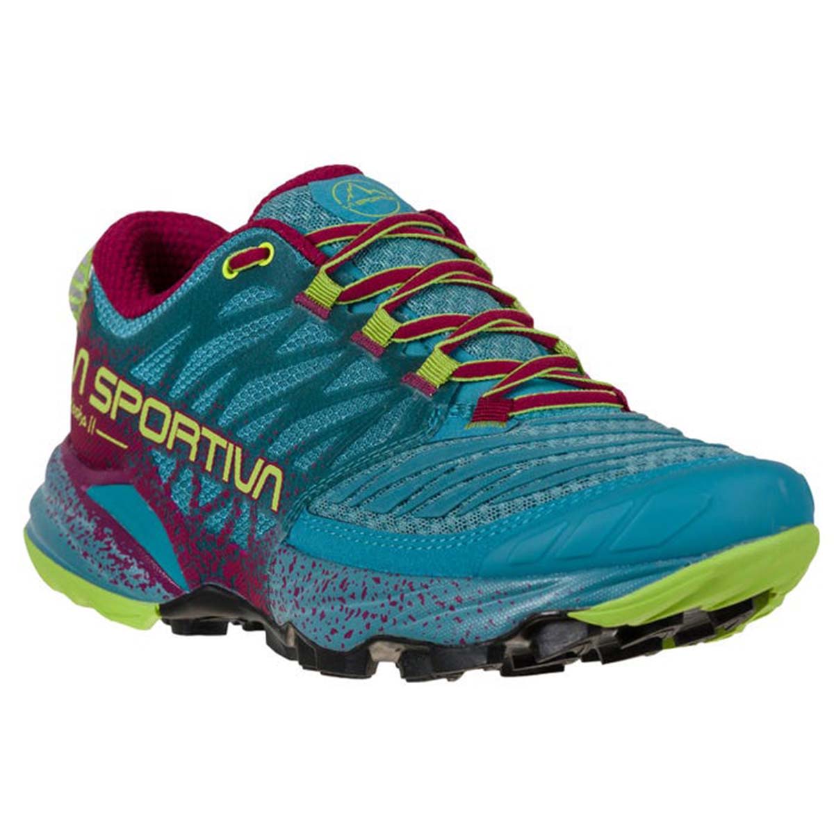 Akasha II Womens Trail Running Shoes Blue