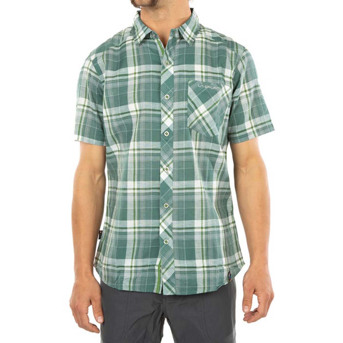 Longitude II Mens Climbing Shirt Green