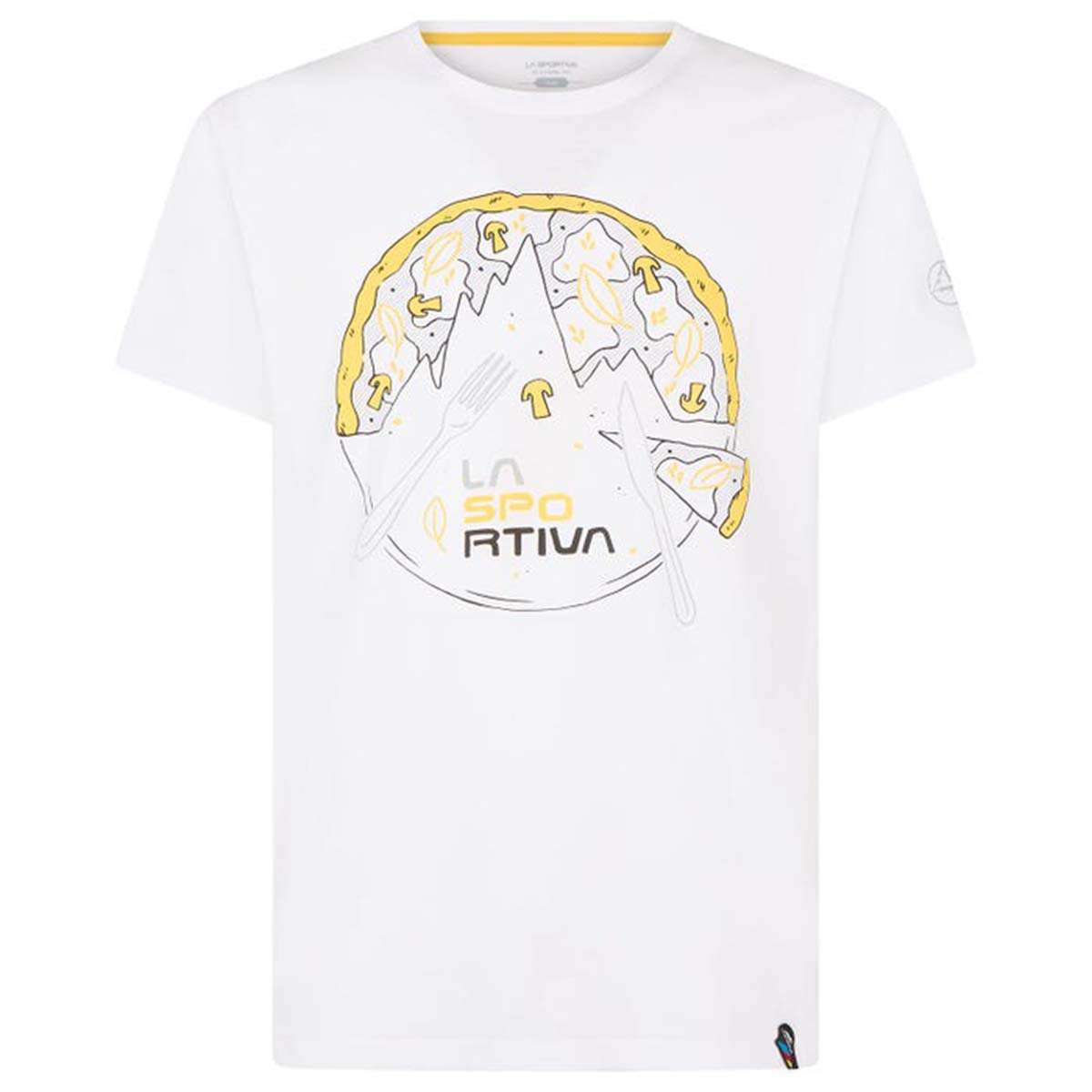 Pizza Mens Climbing T-Shirt White