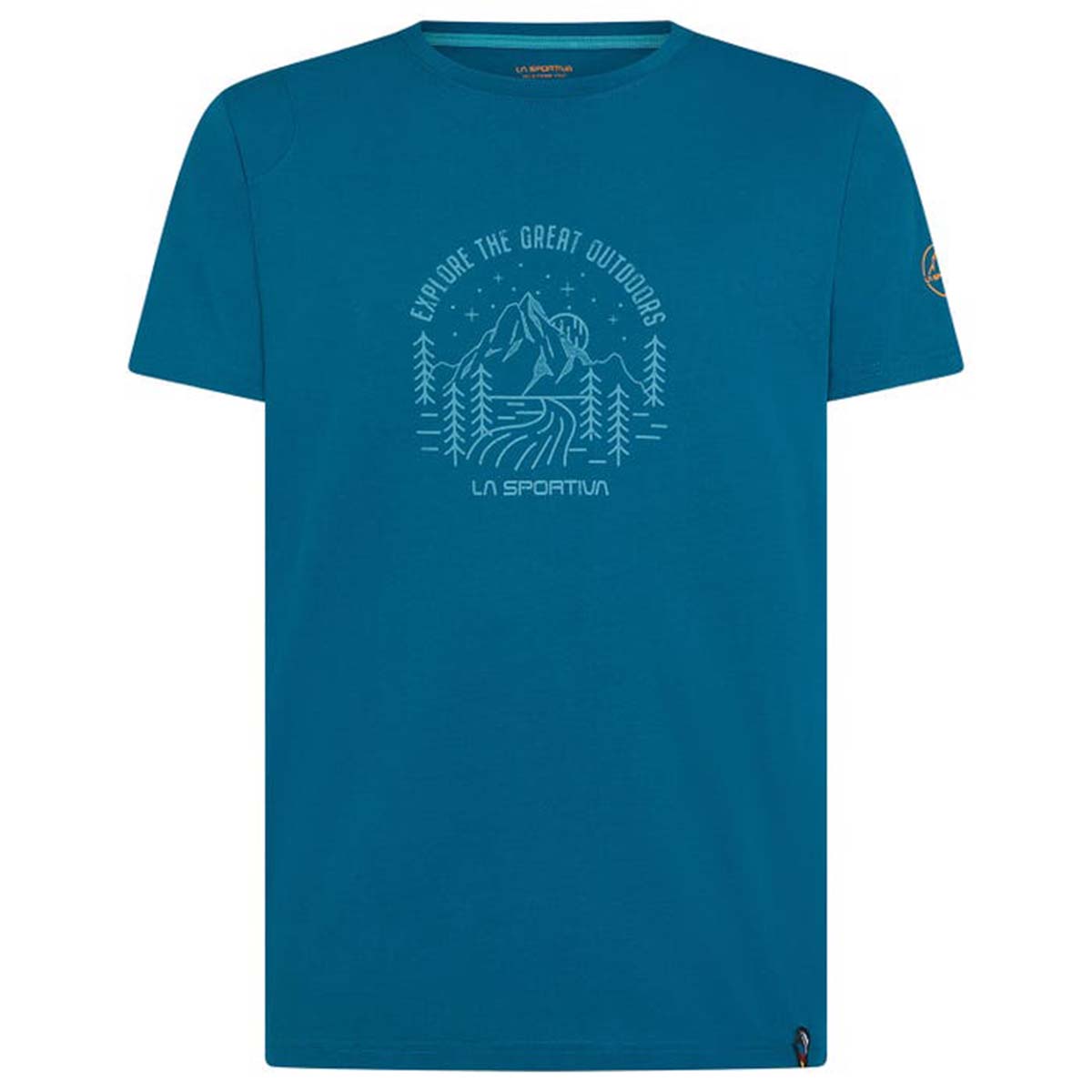 Explorer Mens Climbing T-Shirt Blue