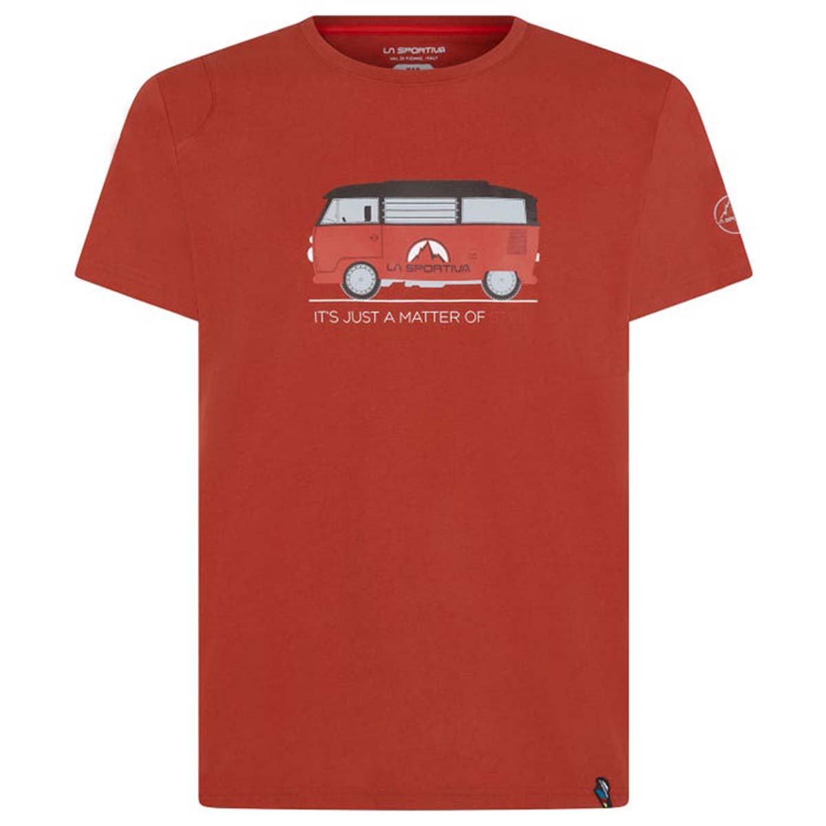 Van Mens Climbing T-Shirt Red