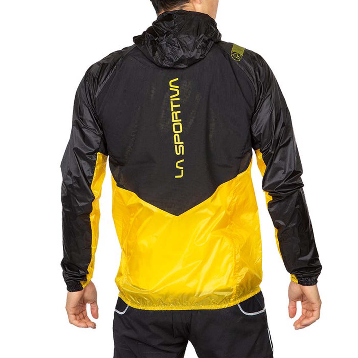 Blizzard Mens Running Windbreaker Yellow