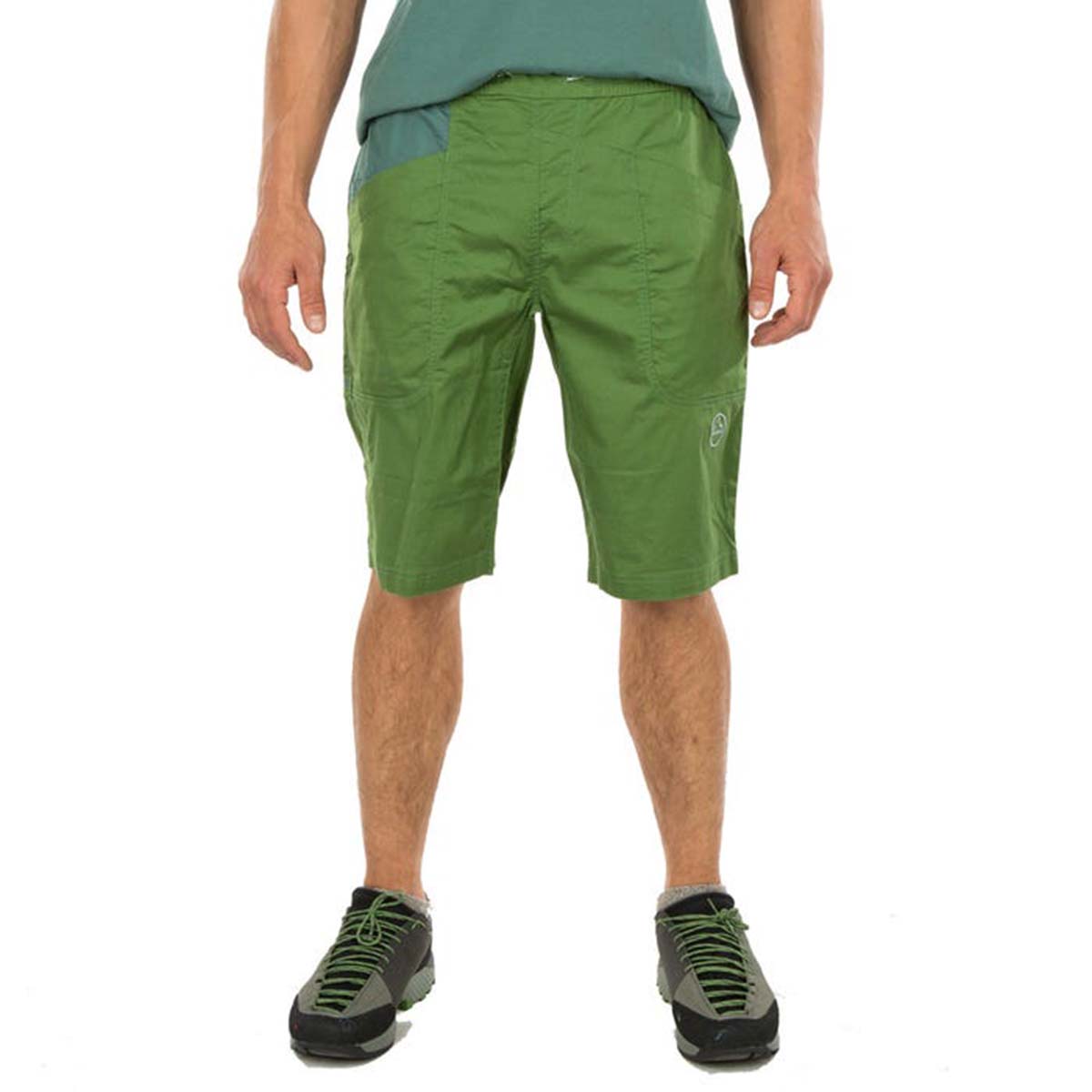 Bleauser Mens Climbing Shorts Green