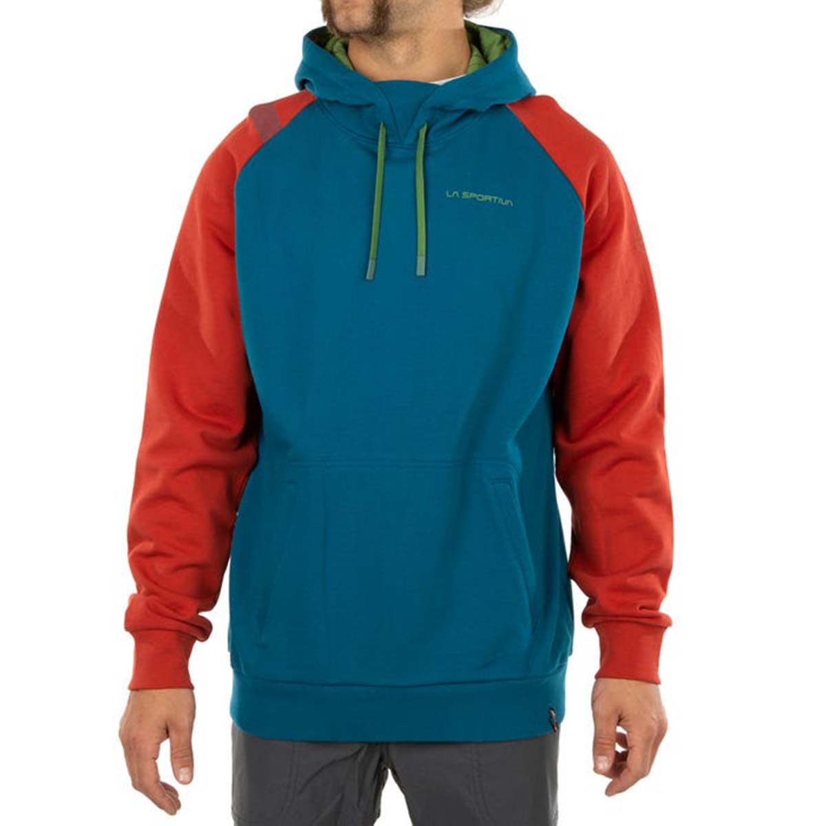 Rockfire Mens Climbing Hoodie Blue