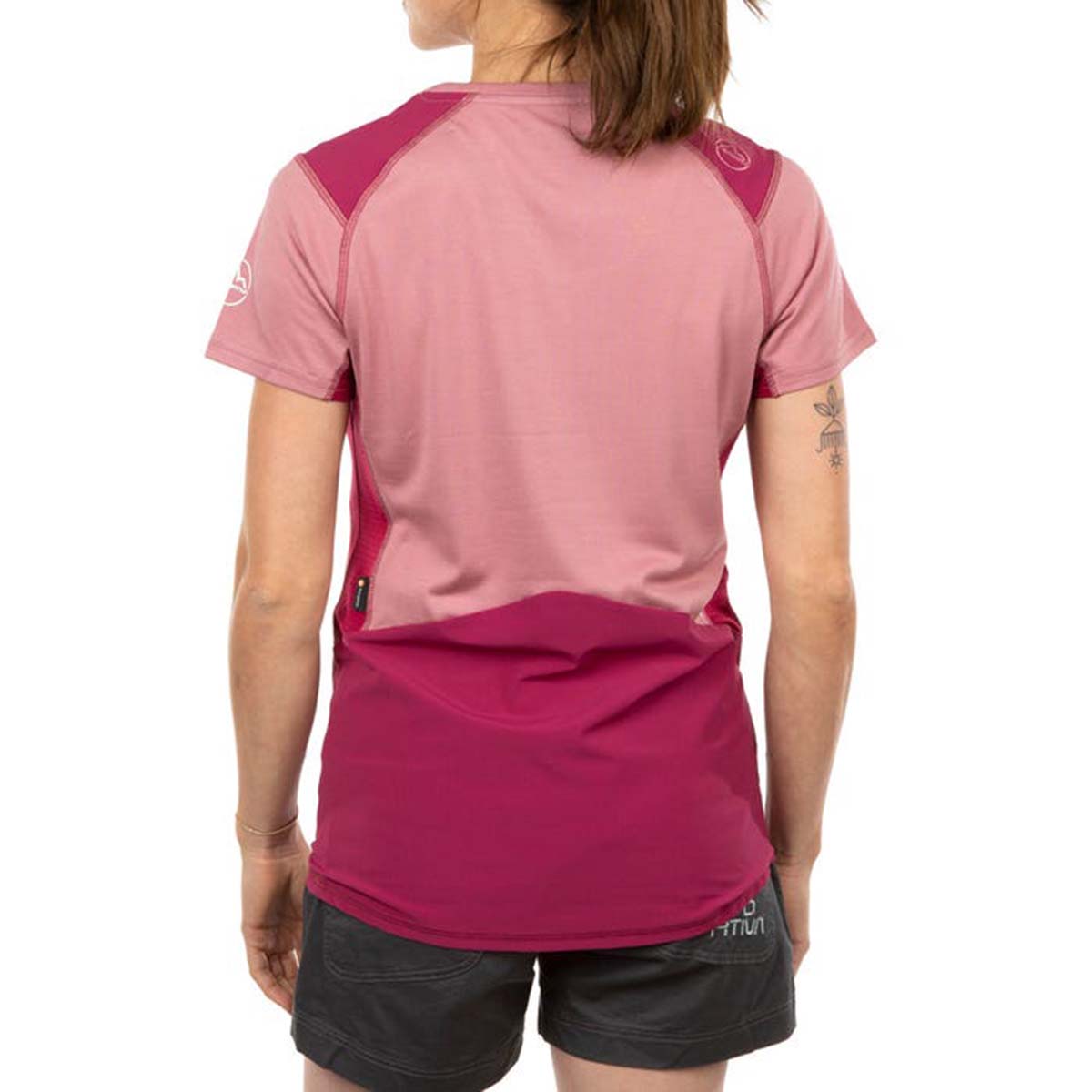 Compass Womens Hiking T-Shirt Pink