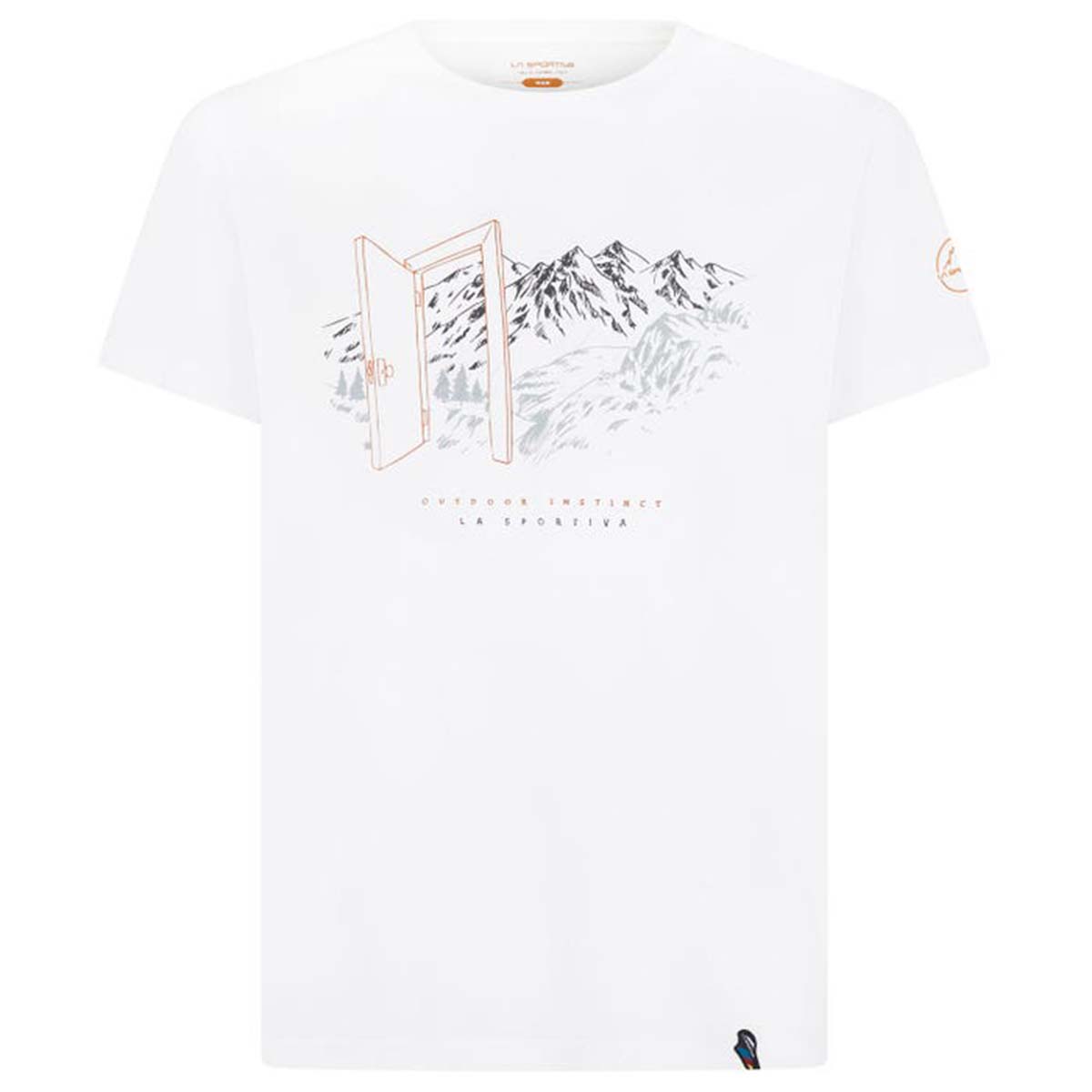 Outdoor Mens Climbing T-Shirt White